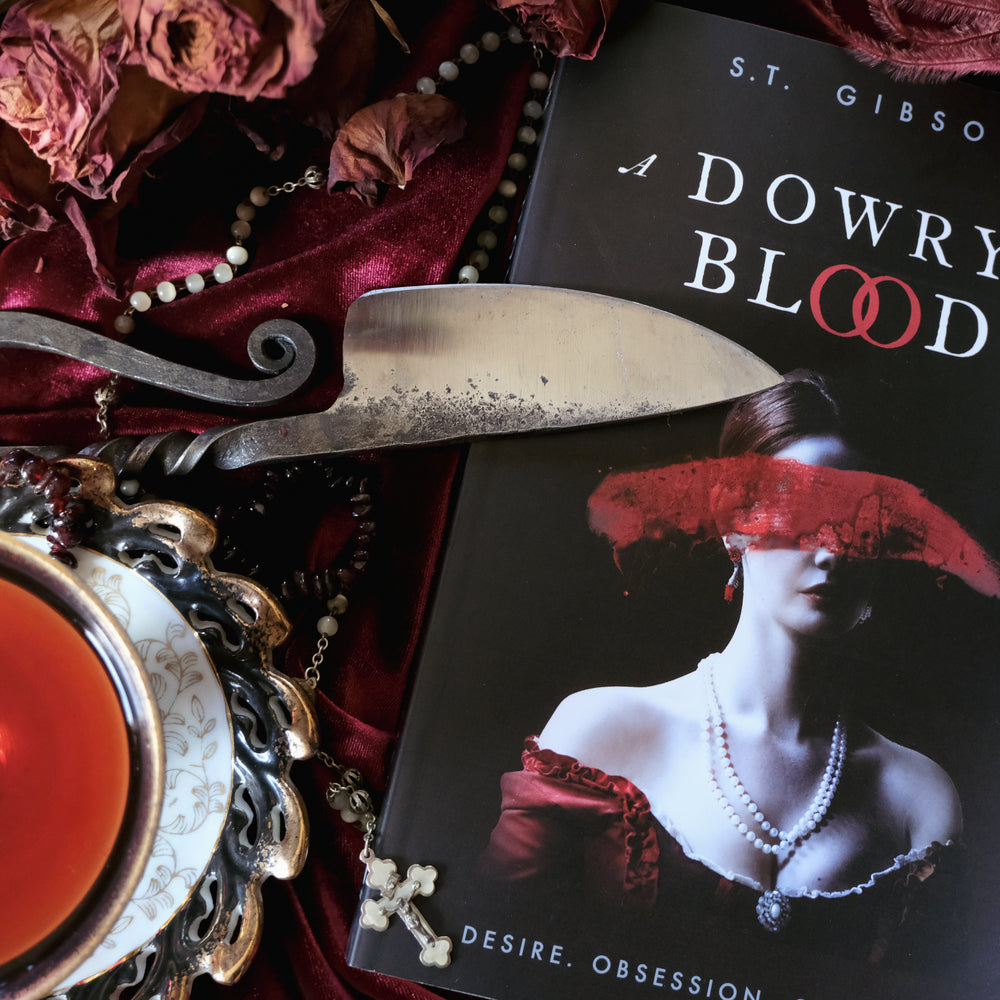 A Dowry of Blood Red & Black Tea Blend - Collaboration w/ S.T. Gibson